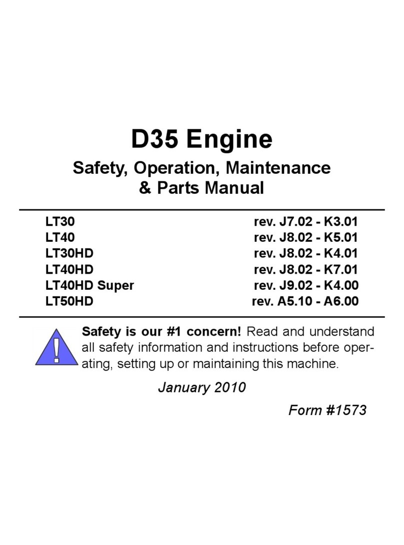woodmizer D35 Series Safety, Operation, Maintenance & Parts Manual