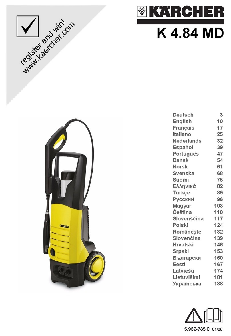 Kärcher K 4.84 MD User manual Kärcher K 4.84 MD User manual