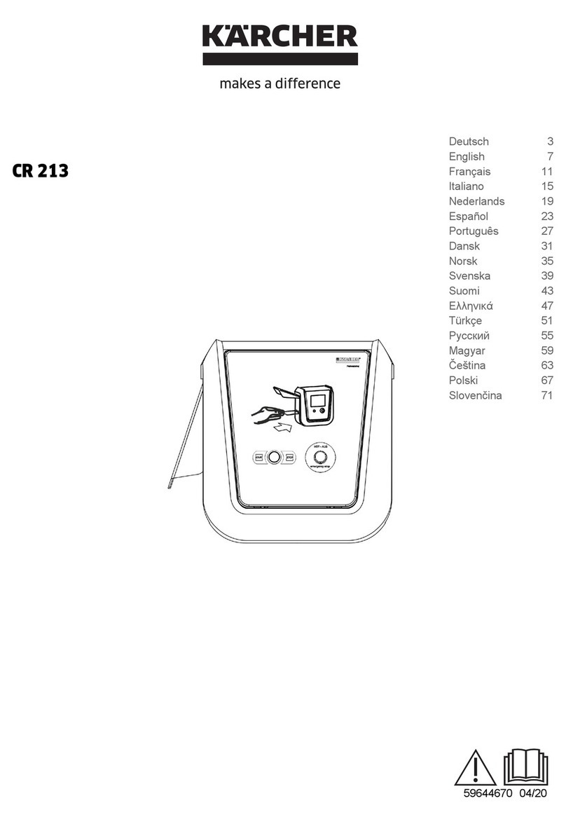 Kärcher CR 213 manual