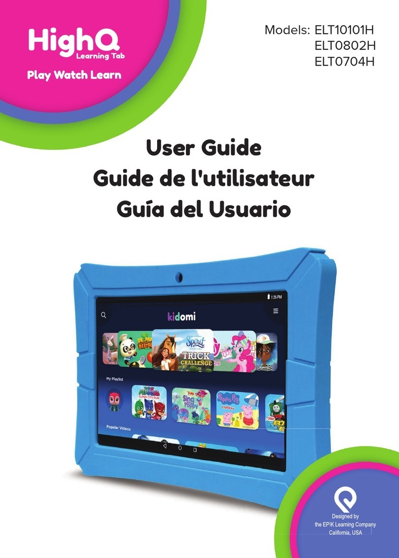 Epik Learning HIGHQ ELT10101H User manual