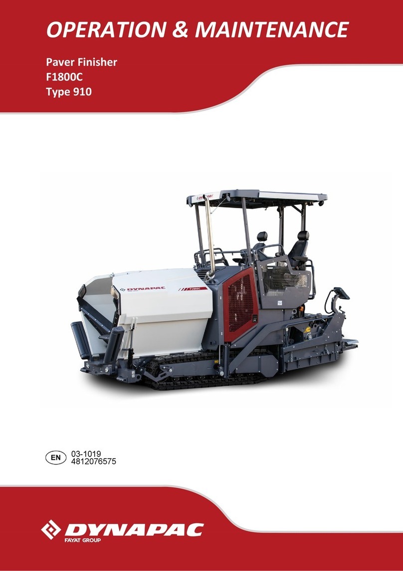 Dynapac F1800C Troubleshooting guide