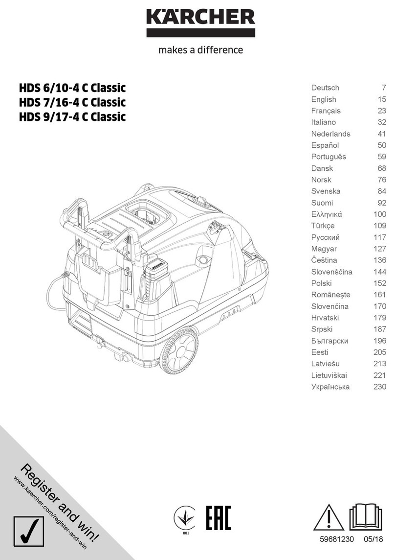 Kärcher HDS 6/10-4 C Classic User manual