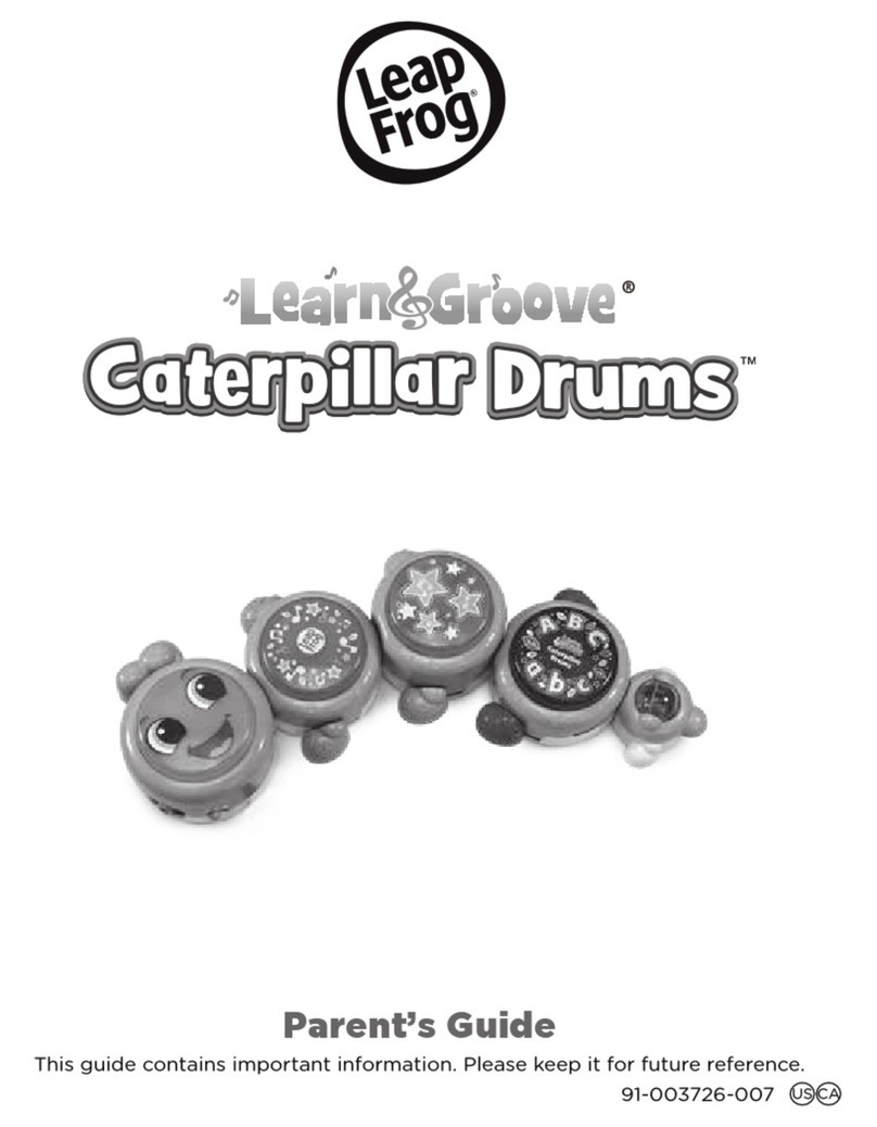 LeapFrog Learn&Groove Caterpillar Drums 6102 Assembly Instructions LeapFrog Learn&Groove Caterpillar Drums 6102 Assembly Instructions