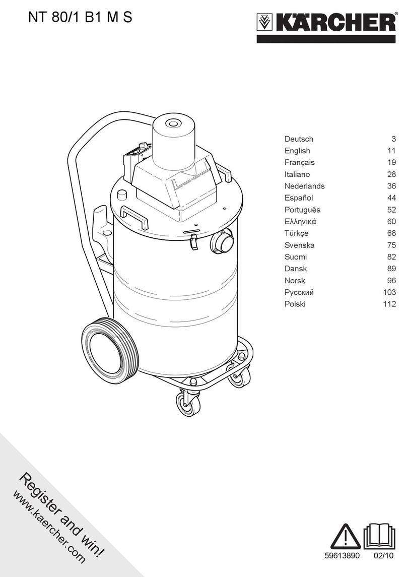 Kärcher NT 80/1 B1 M S User manual