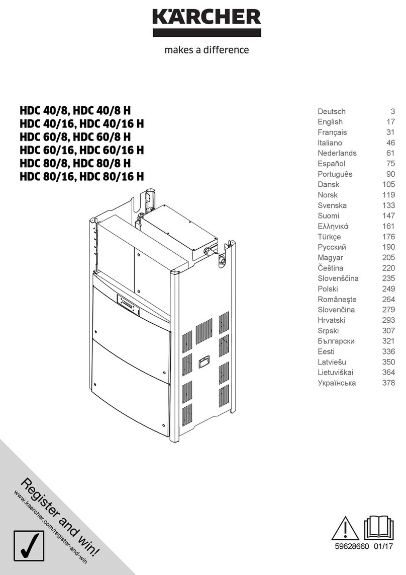 Kärcher HDC 40/8 User manual