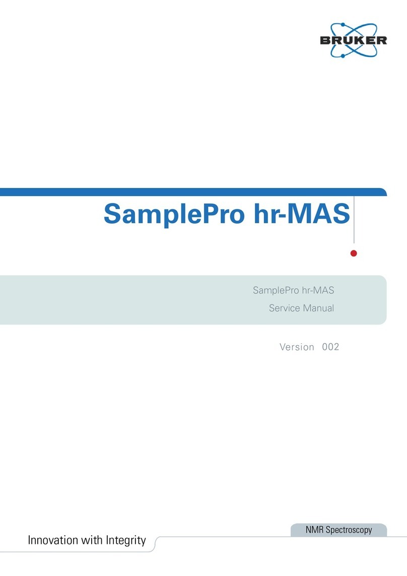 Bruker SamplePro hr-MAS User manual