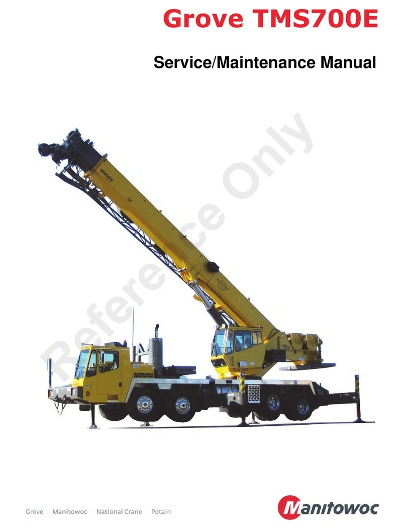 Manitowoc Grove TMS700E Installation and user guide