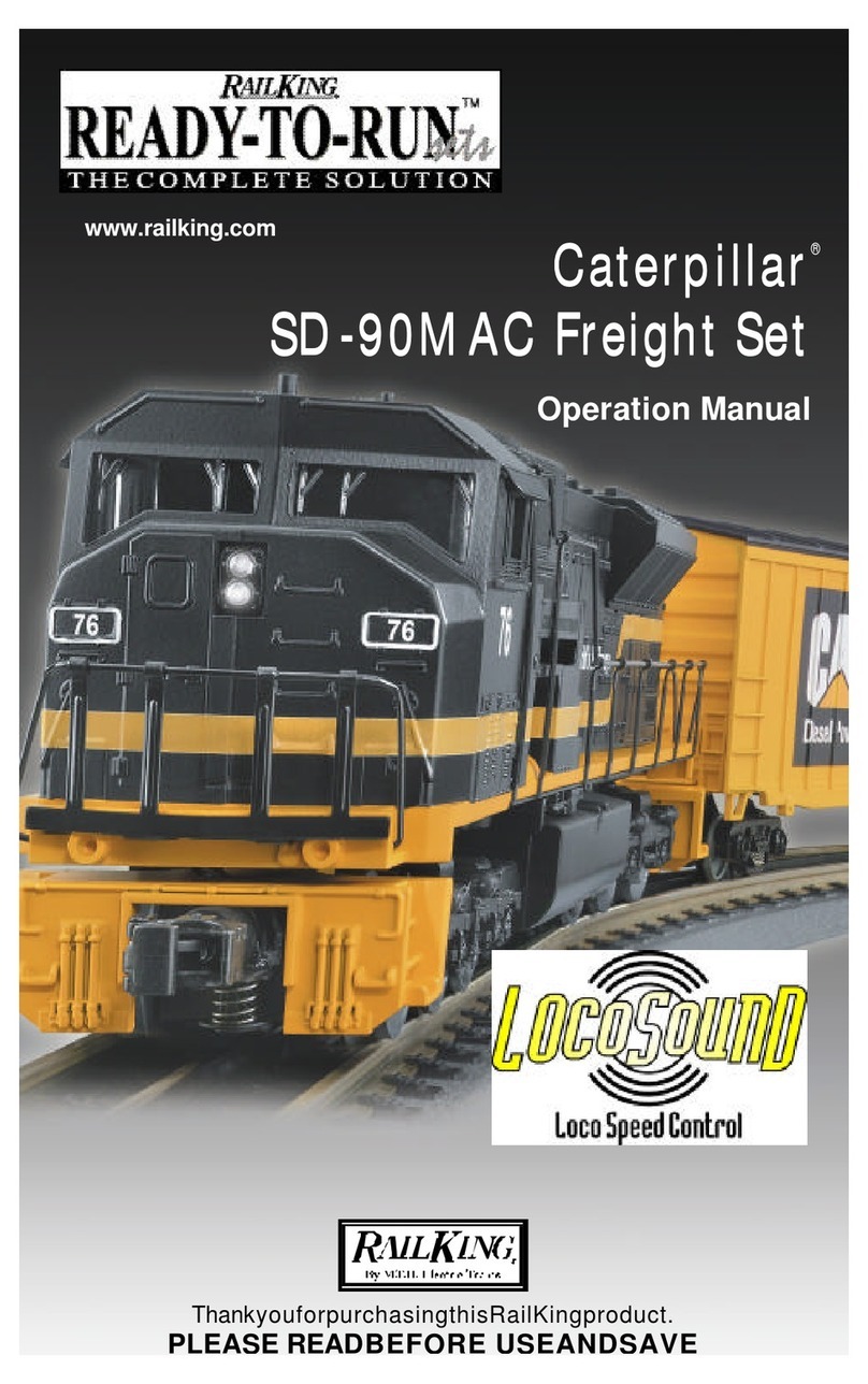 Rail King Caterpillar SD-90MAC User manual