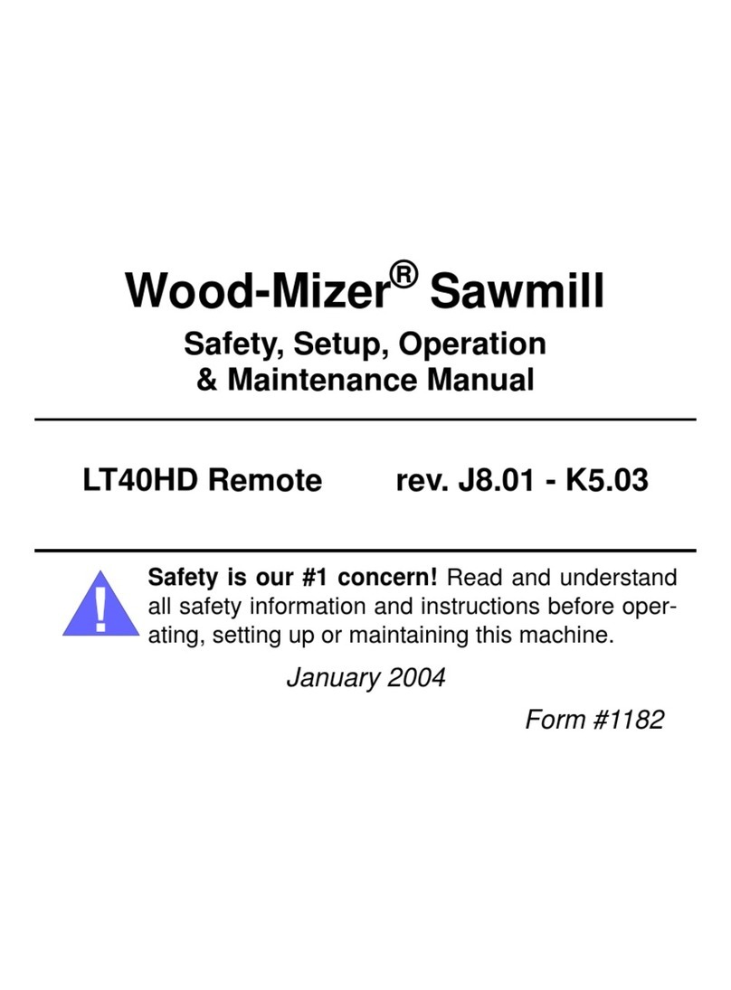 woodmizer LT40HD-R Safety, Setup, Operation & Maintenance Manual