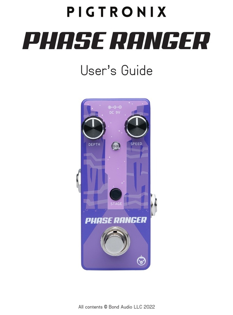 pigtronix PHASE RANGER User manual