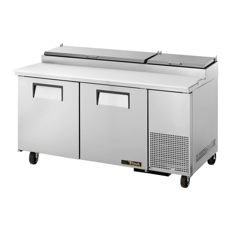 True Manufacturing Company TPP-67 installation manual
