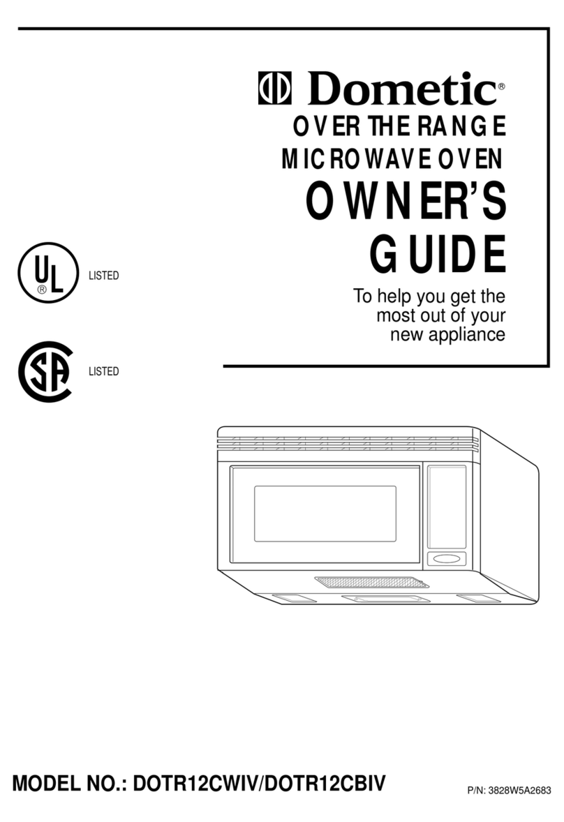 Dometic DOTR12CBIV User manual