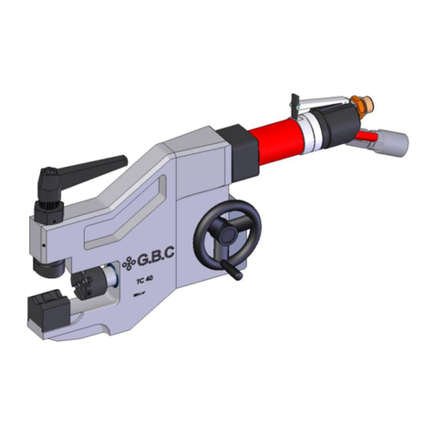 G.B.C TC 40 User manual