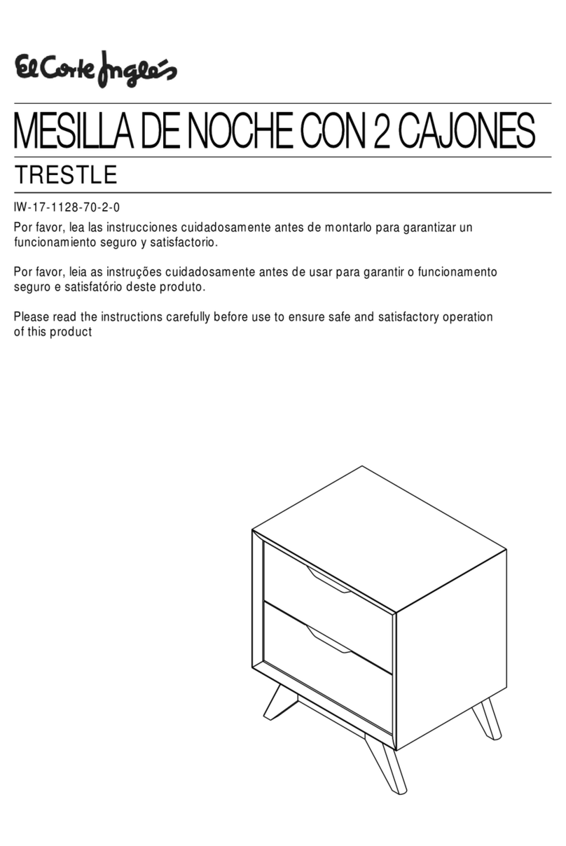 El Corte Inglés IW-17-1128-70-2-0 Assembly instructions