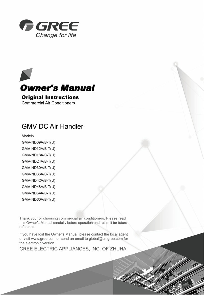 Gree GMV-ND09A/B-T owner's manual