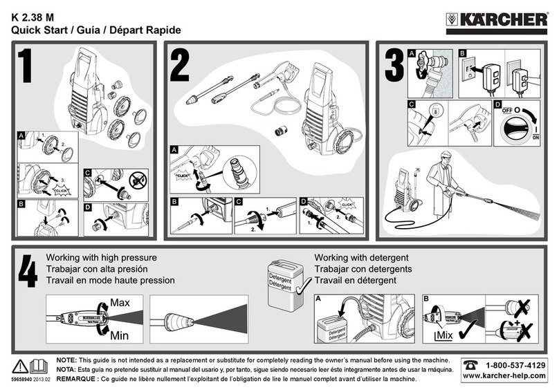 Kärcher K 2.97 M quick start guide