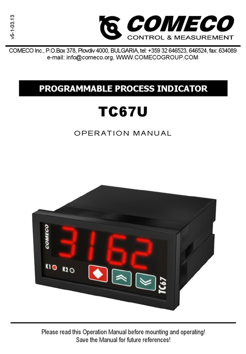 COMECO TC67U Operation manual