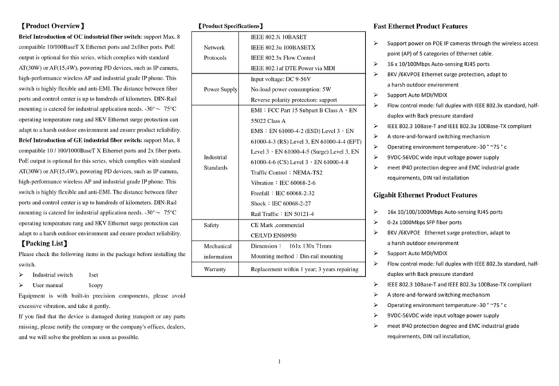 Innon OC-7N1016 user manual