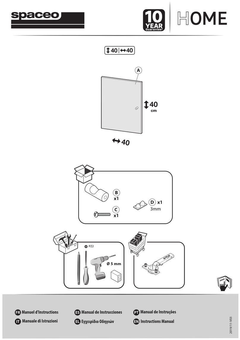 Spaceo HOME 82348650 instruction manual