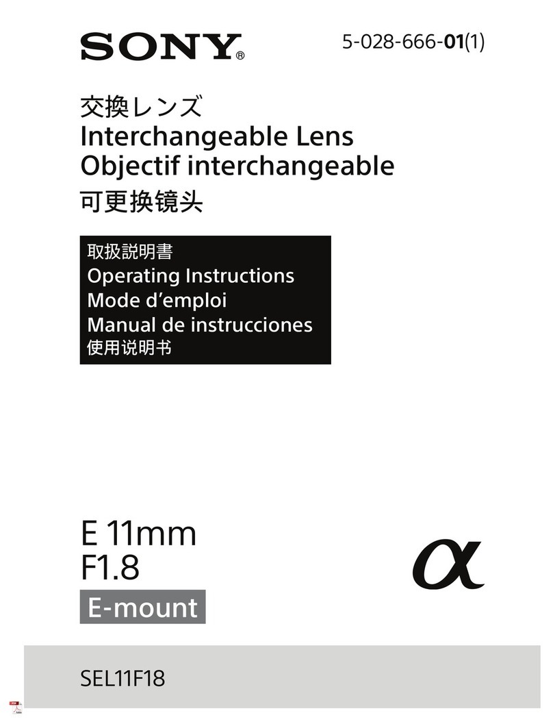 Sony E 11mm F1.8 User manual