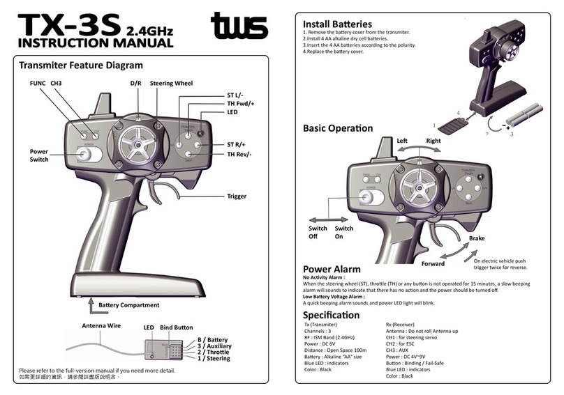 tws TX-3S instruction manual