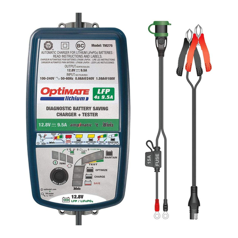 TecMate Optimate lithium Series User manual