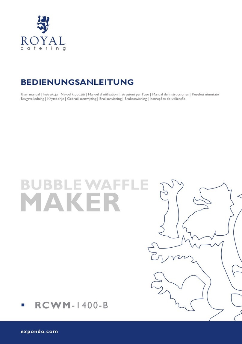 Royal Catering RCWM-1400-B user manual