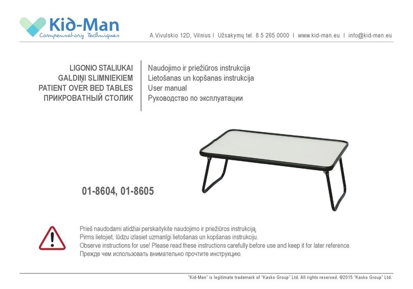 Kid-Man 01-8604 user manual