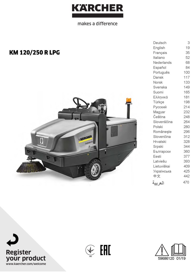 Kärcher KM 120/250 R LPG User manual