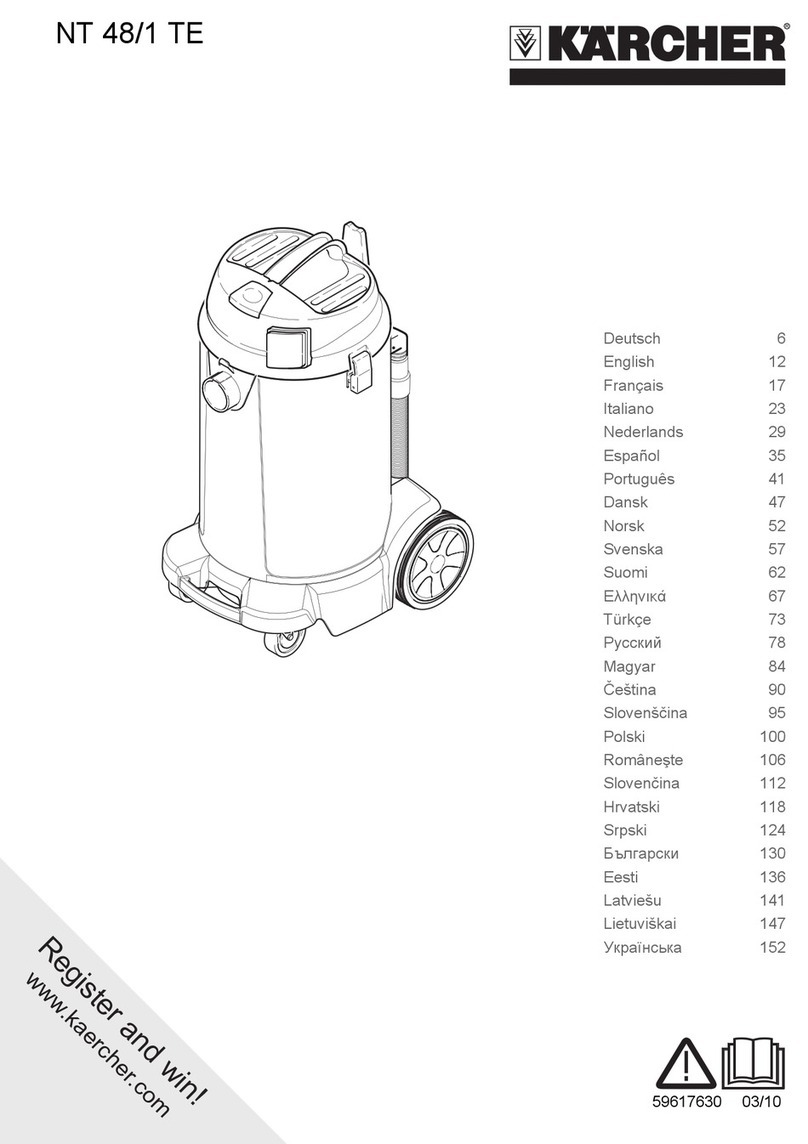 Kärcher NT 48/1 TE User manual