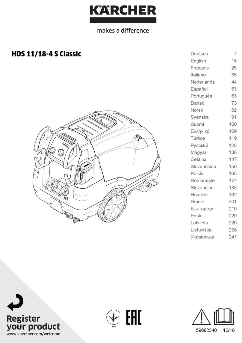 Kärcher HDS 11/18-4 S Classic User manual