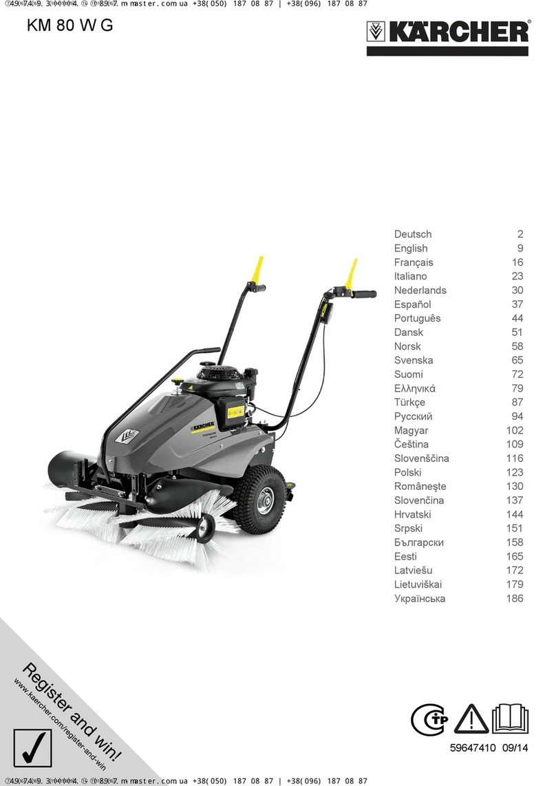 Kärcher KM 80 W G manual