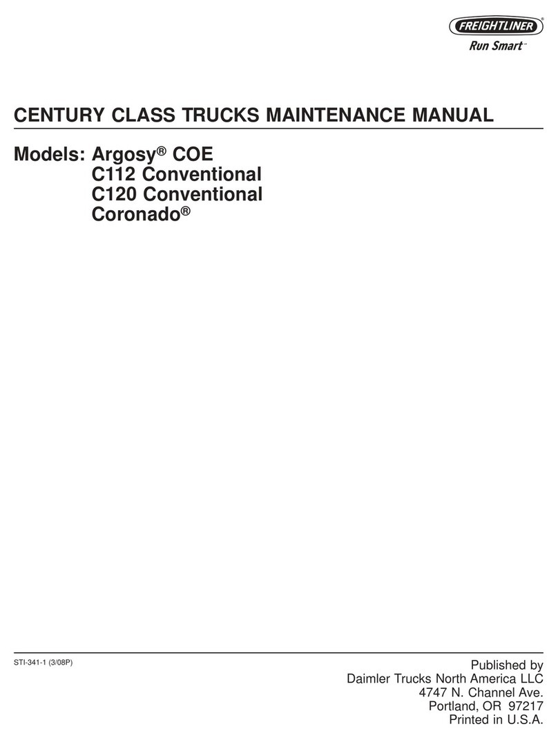 freightliner Argosy COE Maintenance manual