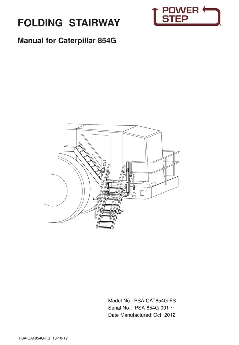 Power Step Caterpillar 854G manual