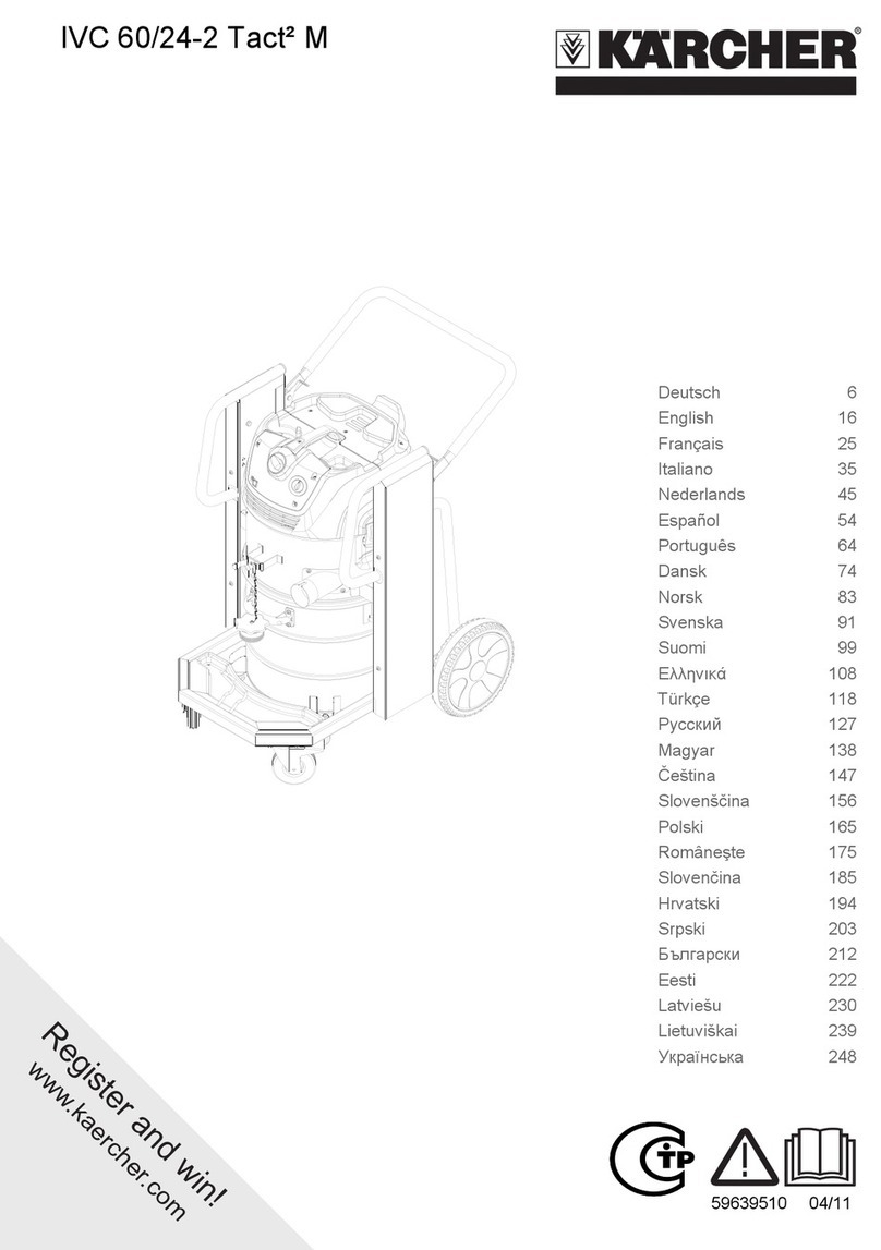 Kärcher IVC 60/24-2 Tact2 M User manual