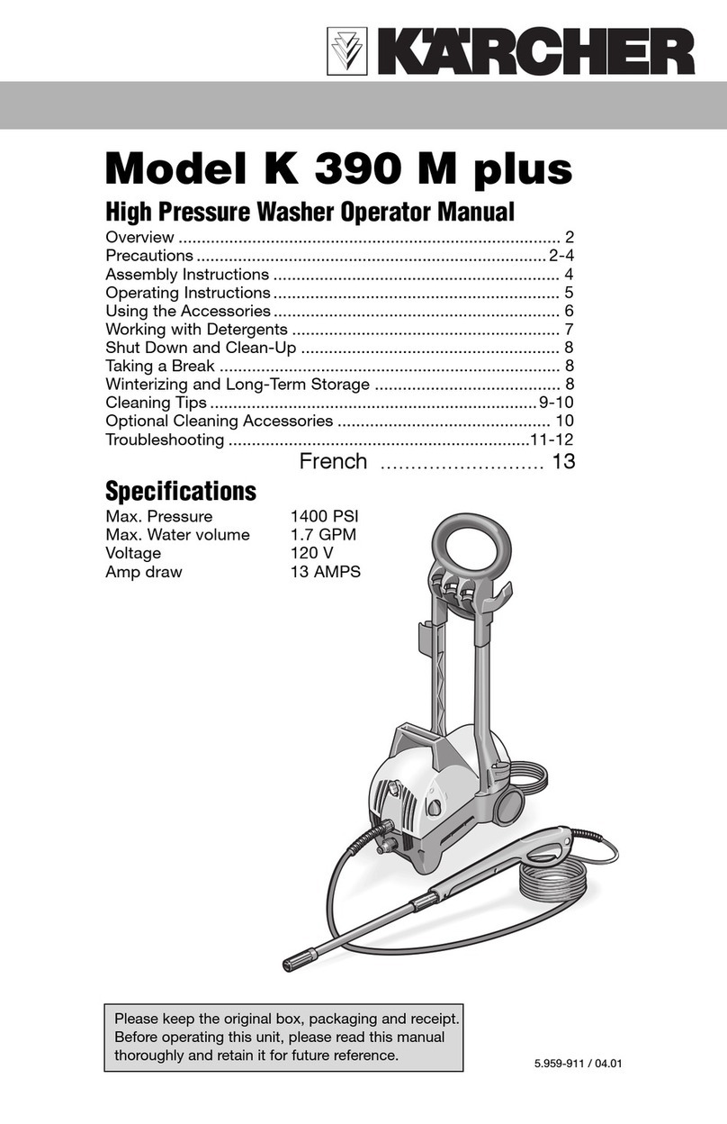 Kärcher K 205 M Plus Operator's manual