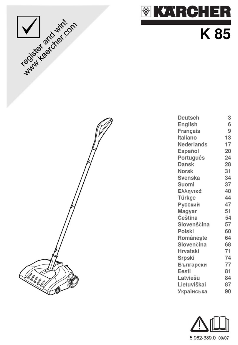 Kärcher K 85 User manual