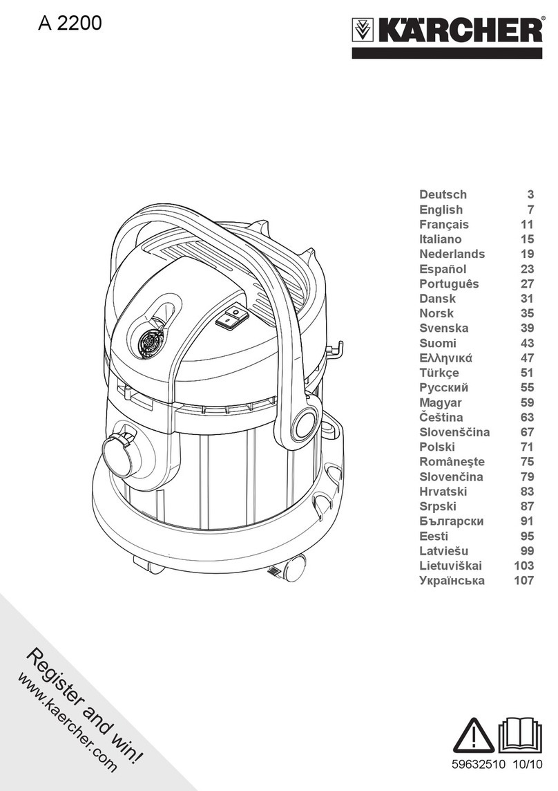 Kärcher A 2200 User manual