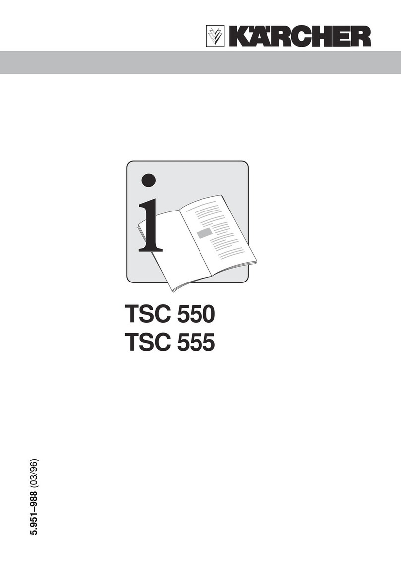 Kärcher TSC 550 User manual