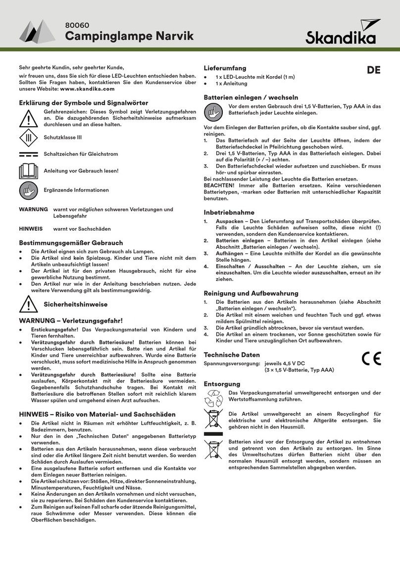 Skandika Narvik 80060 User manual