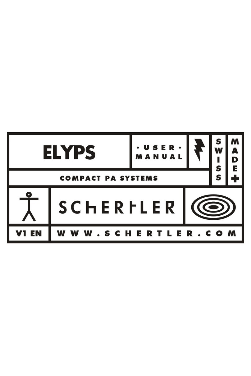 Schertler ELYPS AB10 user manual