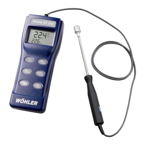 Wohler DT 310 User manual