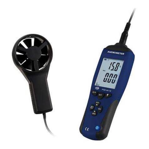 PCE Instruments PCE-VA 10 User manual