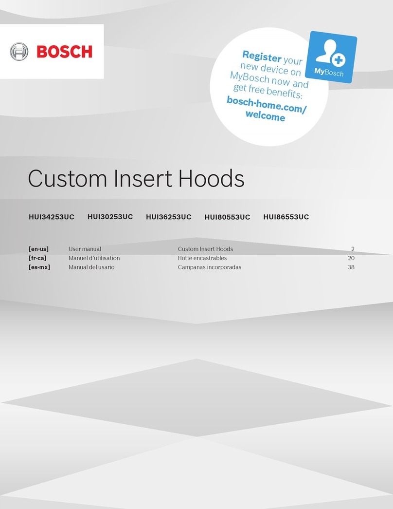Bosch HUI34253UC user manual