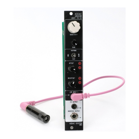 ADDAC System ADDAC308 LIGHT TO CV Assembly guide
