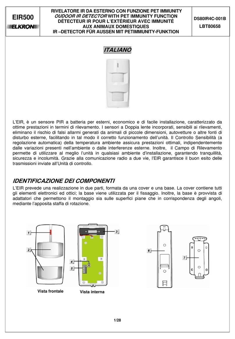 Elkron EIR500 User manual