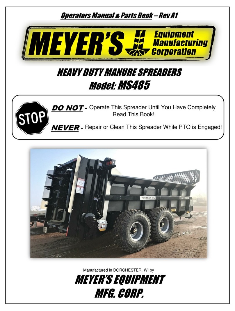 Meyer's MS485 User manual Meyer's MS485 User manual