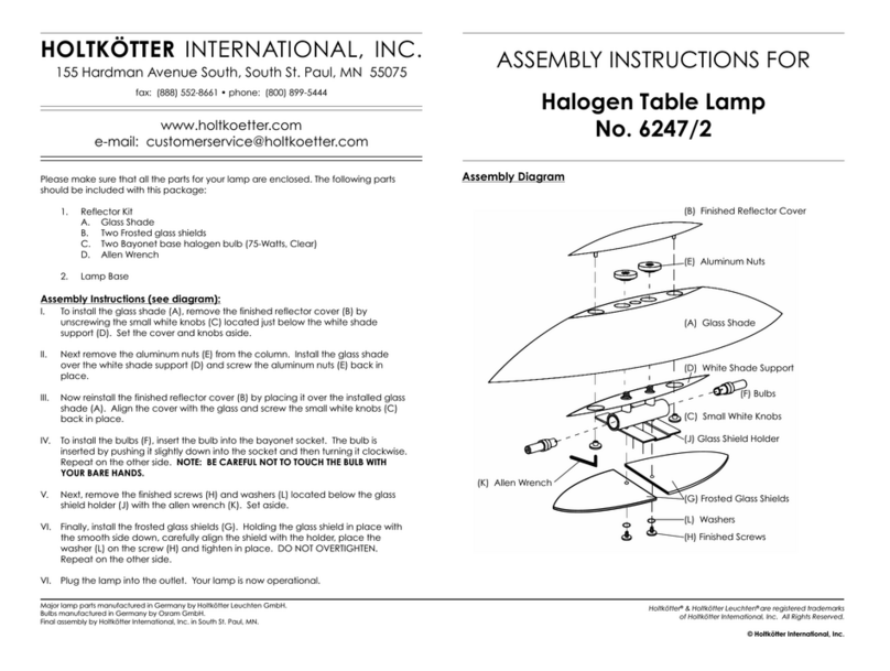 HOLTKÖTTER 6247/2 Assembly instructions