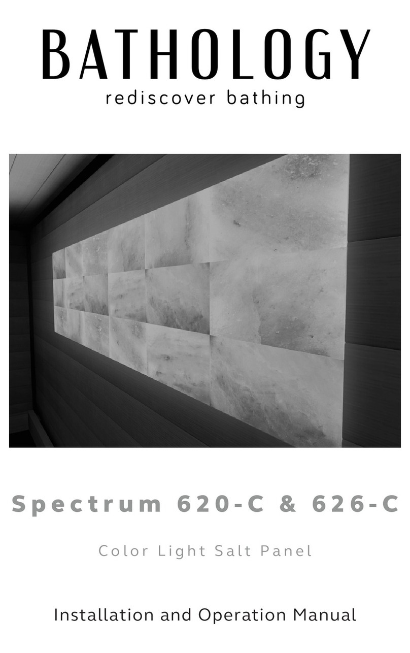 Bathology Spectrum 620-C Installation and operation manual