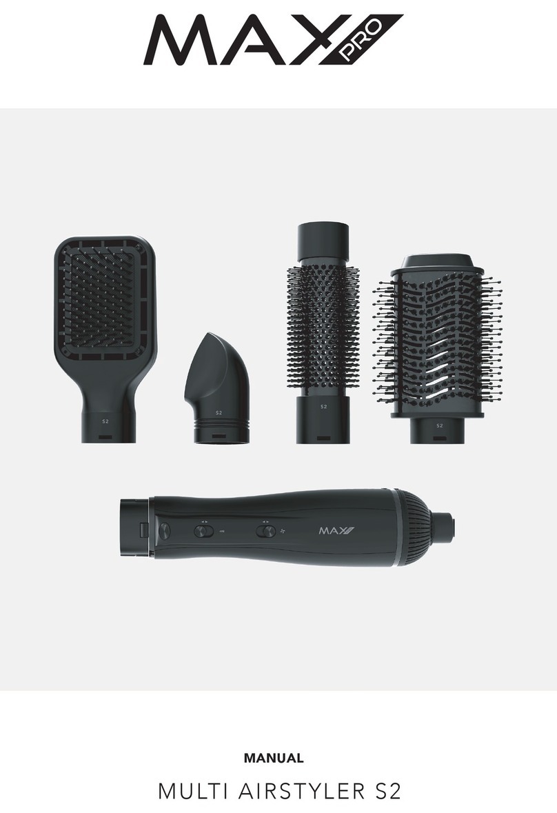 Max Pro MULTI AIRSTYLER S2 User manual